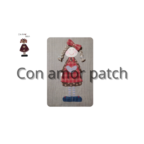 Kit funda libreta muñeca trenzas
