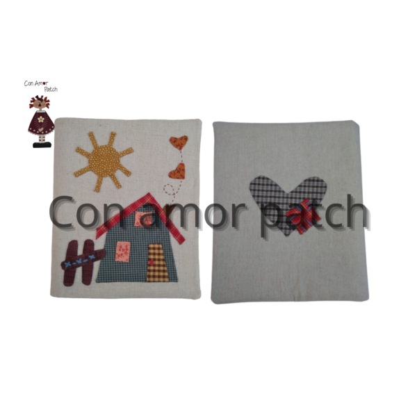 Patrón funda casita country