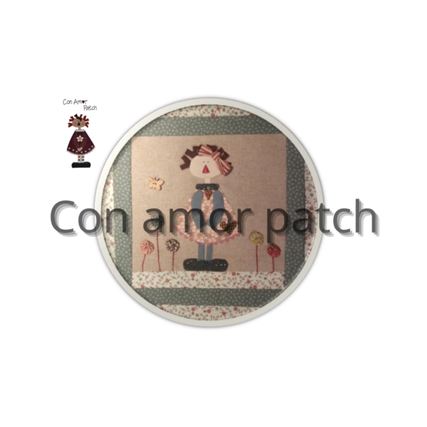 Patrones cojín niña